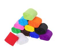 DIYEAH Rollos de Papel Crepé de Colores 12 Rollos 4,5x900cm Serpentinas de Fiesta para Manualidades Infantiles y Decoración de Fiestas para Actividades en Familia