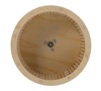 DIYEAH Rueda de Ejercicio de Madera Silenciosa para Hámster 22 Cm, Juguete para Jaula, Suministros para Mascotas Pequeñas, Compatible Chinchillas y Conejillos de Indias