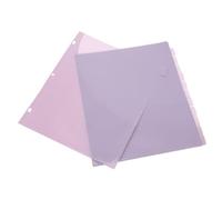 DIYEAH Separadores De Carpeta A4 Morados Bolsillos Para Fichas, 3 Agujeros, 12 Pestañas Divisorias De Índice, Organizadores Para Oficina, Escuela y Finanzas Personales