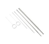 DIYEAH Sonda Género para Serpientes Acero Inoxidable Kit Profesional para Determinar en Reptiles Diferentes Tamaños Herramienta Ligera y Reutilizable para Suministros Salud Reptiliana