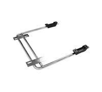 DIYEAH Soporte Ajustable para Reposapiés De Silla Giratoria De 37,5 Cm Placa Metálica, Extensión Ergonómica para Sillas Gaming y Oficina, Accesorio Práctico para Descanso y Confort Trabajo