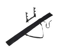 DIYEAH Soporte de Madera de 3 Capas para Espadas Bolsa Larga de 135 Cm, Exhibidor y Almacenamiento para Espada Japonesa, Soporte de Escritorio para Coleccionistas y Practicantes de Artes