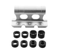 DIYEAH Soporte de Montaje para Horquilla de Bicicleta de Aleación de Aluminio, Soporte Fijo Delantero para Portaequipajes de Techo de Coche, Bloque de Montaje Rápido para Bicicleta