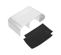 DIYEAH Soporte de Techo para Coche de Doble Capa, Aleación de Aluminio | Abrazadera Izquierda y Derecha, Almohadillas Antiarañazos, Montaje para Barras, Color Plata