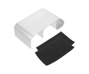 DIYEAH Soporte de Techo para Coche de Doble Capa, Aleación de Aluminio | Abrazadera Izquierda y Derecha, Almohadillas Antiarañazos, Montaje para Barras, Color Plata