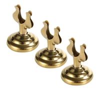 DIYEAH Soporte Metálico para Números de Mesa Mini 4 Cm Dorado, 3 Piezas, Clip para Tarjetas y Fotos, Porta Tarjetas para Buffet, Decoración de Bodas y Eventos