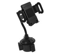 DIYEAH Soporte Móvil para Coche Multifuncional con Montaje Portavasos Soporte Antideslizante y Anti-caída para Teléfonos y Navegación Accesorio Estable para Automóviles