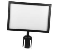 DIYEAH Soporte Para Letrero A4 Acero Inoxidable 1 Metro Soporte Para Poste Barreras De Seguridad Aeropuerto Control De Multitudes