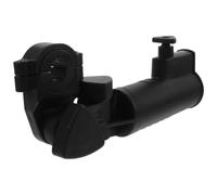 DIYEAH Soporte para Paraguas de Carrito de Golf Abrazadera Ajustable | Plástico Negro, Ángulo Regulable y Fijación de Doble Tornillo, para Pescadores y Playa