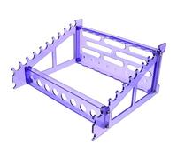 DIYEAH Soporte para Pipetas Portátil Púrpura de Ps Cambios Rápidos y Limpieza Fácil para Almacenamiento en Laboratorio y Experimentos Científicos