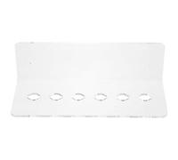 DIYEAH Soporte para Tijeras de Acrílico Transparente de 6 Ranuras, Organizador de Tijeras para Peluquería y Cuidado del Cabello, Estante Compacto y Seguro para Uso Profesional y