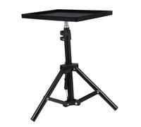 DIYEAH Soporte Trípode para Proyector Varilla Telescópica y Bandeja Segura Apto para Presentaciones y Transmisión Escritorios y Mesitas