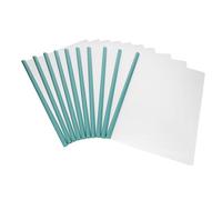 DIYEAH Soportes para Papel A4 Barras Deslizantes 10 Fundas Transparentes para Carpetas Almacenamiento de Archivos Organización de Documentación Oficina