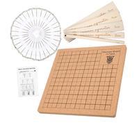 DIYEAH Tablero De Macramé con Regla y Alfileres para Proyectos De Pulseras Cojín De Corcho Herramienta DIY para Trenzado y Anudado