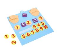 DIYEAH Tablero de Matemáticas Infantil de Fieltro Juguete Educativo para y Aprendizaje Manipulativo para Accesorio Didáctico para Casa y Escuela