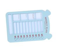 DIYEAH Tablero de para Tarjetas Intercambiables Planificador y Rastreadores de para Desarrollo de Habilidades de Organización y Planificación