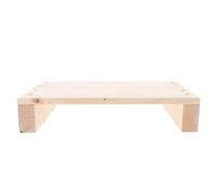 DIYEAH Taburete de Madera para Adultos y Reposapiés Versátil para Interiores y Exteriores Banco de Apoyo para Baño Cocina Dormitorio y Acceso Vehículos