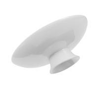 DIYEAH Tapa de Repuesto para Taza de Cerámica de 7cm, Color Blanco, Diseño Simple, Resistente al Calor, Compatible Tazas y Teteras, Uso Recomendado en Oficinas y Hogares