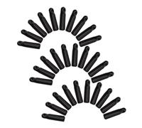 DIYEAH Tapas Antipolvo para Vertedores De Botellas Negras, 30 Unidades, Material Plástico Duradero, Anti-Fugas y Compatibles Dispensadores De Aceite y Licor, Uso En Cocina y Barra De Bar