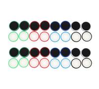 DIYEAH Tapas para Joystick de Silicona Antideslizantes 32 Piezas Fundas Luminosas Nocturnas Variedad de Colores para Mandos Protección y Precisión Juegos