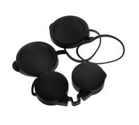 DIYEAH Tapas Protectoras para Lentes Binoculares y Cubiertas de Ocular de Goma 3 Piezas Protección Resistente para Actividades al Aire Libre y Viajes
