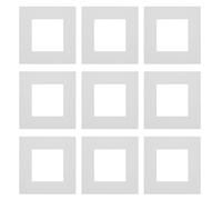 DIYEAH Tapetes Para Cuadros Precortados 7.87 X 7.87 X 0.07 in 10 Uds. Cartulina Suave Para Tablero De Respaldo De Fotos Marco De Imagen Y Decoración De Arte En Hogar Y Oficina