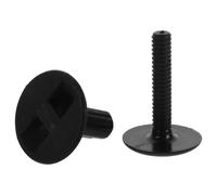 DIYEAH Tapón de Cuerda para Correa de Tabla de Surf Negro, Accesorio de Plástico para Correa de Tobillo, Compatible Tablas de Paddle Surf, Seguro y Resistente para Deportes Acuáticos
