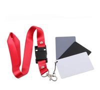 DIYEAH Tarjeta de Balance de Blancos Portátil Accesorios de Fotografía Profesional Resistente al Agua Tarjeta de de Exposición para Fotografía Digital Fotógrafo Gris Medio