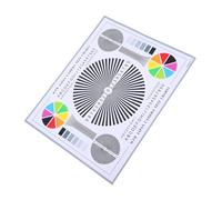 DIYEAH Tarjeta de Calibración de Color y Enfoque para Cctv Herramienta de Alineación y Prueba de Lentes para Instalación Interior y Exterior Carta de Rueda de Colores Adhesiva
