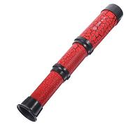 DIYEAH Telescopio Jugando Rojo Color Portátil Monocular para Niños de Acrílico, Juguete Educativo para Aprender Accesorio Pirata Adecuado para Aventuras Infantiles