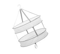 DIYEAH Tendedero De Ropa De Malla Soporte para Secar Calcetines y Toallas Doble Resistente Al Viento para Balcones y Espacios Pequeños