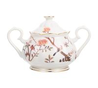 DIYEAH Tetera de Cerámica Tapa 280ml, Azucarera Multifunción para Café y Té, Contenedor de Cocina para Almacenar Azúcar y Especias, Diseño Ligero para Uso Doméstico