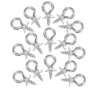 DIYEAH Tornillos de Ojo de Acero Inoxidable 4 Mm y 4 X 8 Mm, Pasadores de Ojo para Manualidades, 50 Piezas para Fabricación de Joyas, Conectores de Cierres para Aretes, Collares