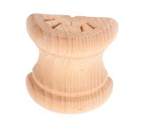 DIYEAH Unfinished Fluted Wooden Columns Roman Design Durable Decorative Spindles For Diy Home Hotel Office Decoration Easy To Install