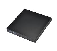 DIYEAH USB CD RW Portátil Grabadora y Lector CD DVD Compatible Diseño Compacto con Botón de Expulsión sin Necesidad de Fuente de Alimentación Adicional