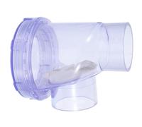 DIYEAH Válvula de Retención de PVC Transparente Antirreflujo Tuberías de Instalación y Durabilidad Prevención Efectiva de Reflujo de Agua