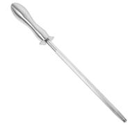 DIYEAH Varilla Afiladora de Cuchillas, Afilador de Cuchillos Manual de Acero Inoxidable, Plata, para Cocina Doméstica, Afilado de Cuchillos de Cocina