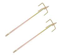 DIYEAH Varillas Mezcladoras Para Taladro Eléctrico y Accesorios, Aleación Resistente Para Mezclar Cemento y Pintura, Uso En Bricolaje y Construcción, Pack 2 Piezas, Durabilidad Prolongada