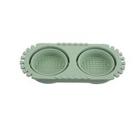 DIYEAH Vaso de Silicona Plegable Verde para Lavar Pinceles, Cubo Portátil Multifuncional para Acuarela, Pintura Acrílica y Óleo, Organizador Práctico para Artistas y Estudiantes de Arte