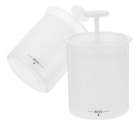 DIYEAH Vasos para Hacer Espuma Facial 2 Unidades Limpiador Facial Portátil Burbujas Tazas de Color Claro para Lavado de Cara para Uso en Casa y Viaje