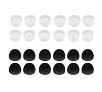 Diyeeni 12 Pares de Puntas de Silicona para Auriculares de 4,5 Mm, Suaves y No Tóxicas, Graves Potentes, Aislamiento de Ruido, Adecuadas para la Mayoría de los Auriculares