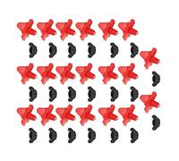 Diyeeni 20 Pezones para Beber Pollo con Rosca G1/8, Equipo Automático de Bebedero para Aves de Corral, Diseño Horizontal, Acero Inoxidable PP Duradero con Tornillos Negros para Pollo, Pato, Gallina,