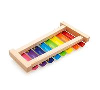 Diyeeni 8 Notas Xilófono, Arcoíris Cromático Instrumento de Percusión de | Juguete musical de madera con 2 baquetas, para niños pequeños y niños