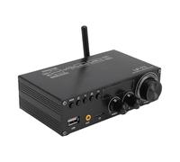 Diyeeni Amplificador Estéreo Bluetooth 5.1 de 2.1 Canales Amplificador Digital HiFi 50Wx2RMS con Entrada Coaxial USB AUX para de Sonido de Cine en Casa (Enchufe de la UE)