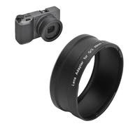 Diyeeni Anillo Adaptador de Filtro de Lente de 49mm para Lentes de Conversión RicohGR3 GA1 con Aleación de Aluminio de Aviación para Tapas de Filtros de Rosca de 49mm