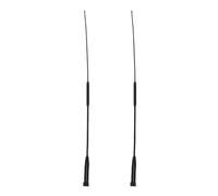 Diyeeni Antena de Radioaficionado VHF UHF de Doble Banda de 17,9 Pulgadas Antena de Látigo Suave con Ganancia de 3,5 DBi para Radio Bidireccional VX-3R VX-6R -7R -8R FT-60R