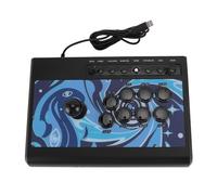 Diyeeni Arcades Stick, Arcades Fighting Stick con 8 Teclas de Acción, 8 Teclas de Función y Joystick de Acero, Compatible con Funciones Turbo, Modos DP y LS para Teléfonos, Tabletas