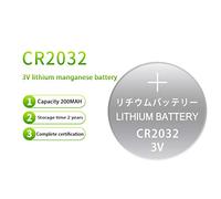 Diyeeni Batería de Litio CR2032 de 3 V de Larga Duración, Pila de Botón para Relojes, Reproductores de MP3, Juguetes, Paquete de 10 Unidades, Podómetros y Medidores de Glucosa en