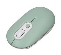 Diyeeni Bluetooth Wireless Mouse, Mouse Portátil Compacto para Computadoras Portátiles, Modo Dual del Receptor BT + USB, Ajustable 800/1200/1600dpi, para Chromebook para Ganar 11 10 8 7 (Green)
