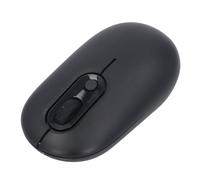 Diyeeni Bluetooth Wireless Mouse, Mouse Portátil Compacto para Computadoras Portátiles, Modo Dual del Receptor BT + USB, Ajustable 800/1200/1600dpi, para Chromebook para Ganar 11 10 8 7 (Black)